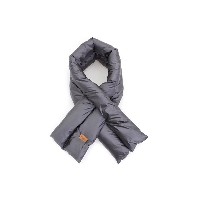 Sonic Silver Metallic Pillow Scarf