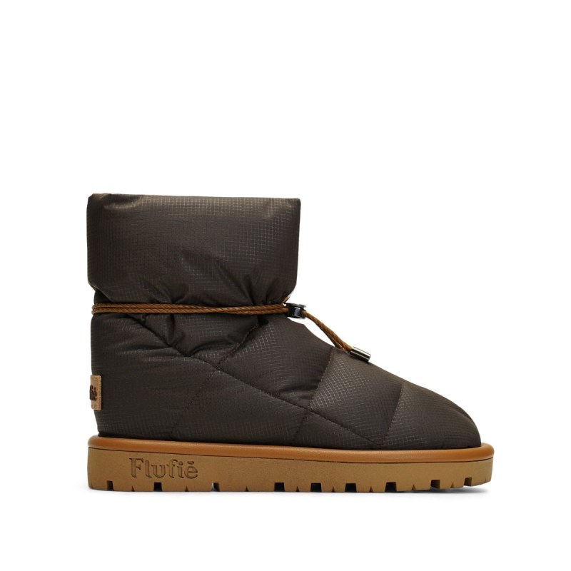 Classic Dark Brown Down Boot