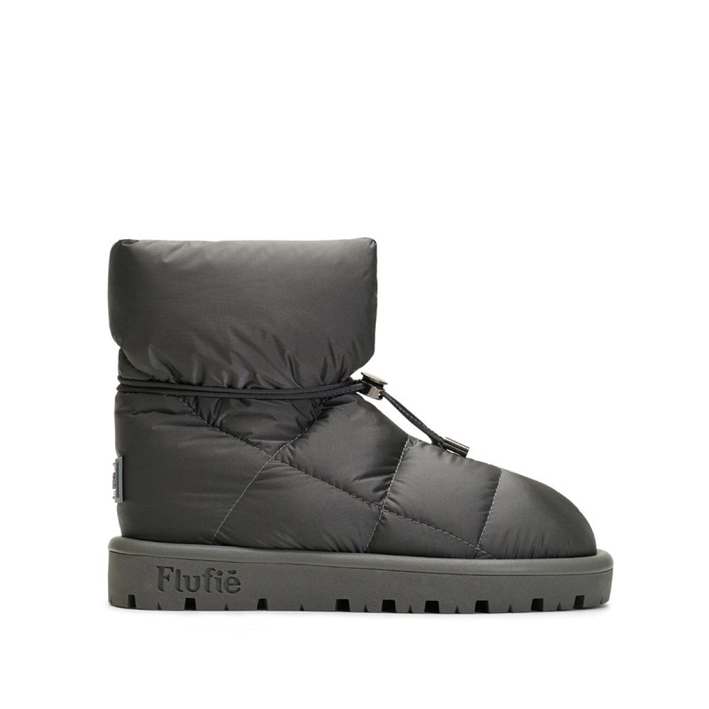 Metallic Sonic Silver Down Boot