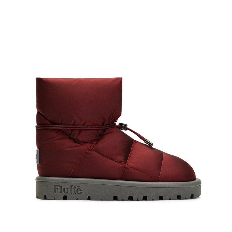 Metallic Antique Red Down Boot