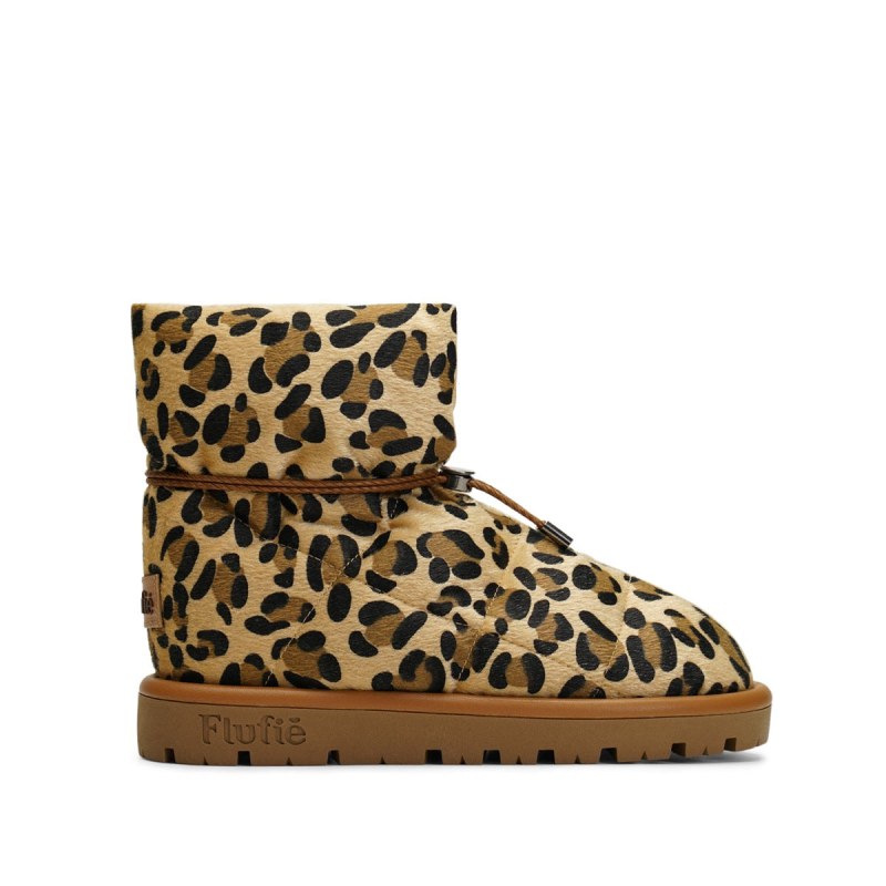 Wild Leopard Down Boot