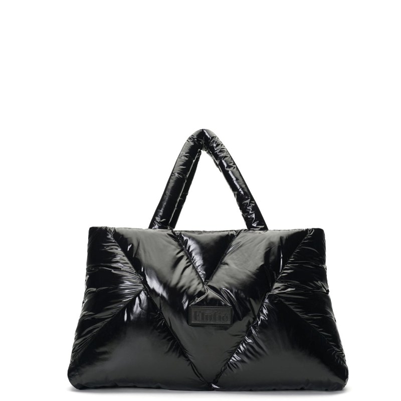 Shoulder Bags Jet Black Shiny