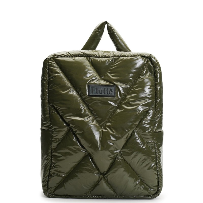 Backpack Khaki Shiny