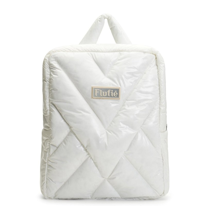 Backpack White Shiny