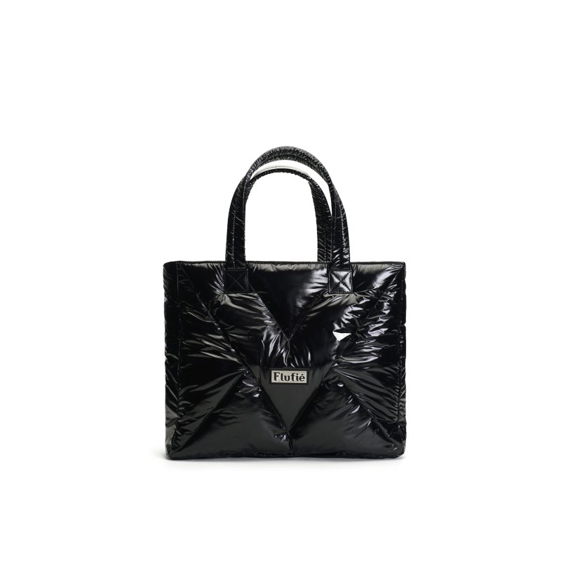 Shopper Bag Jet Black Shiny