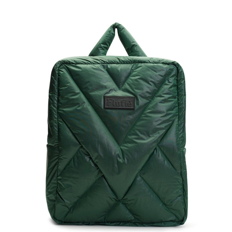 Backpack Green Metallic
