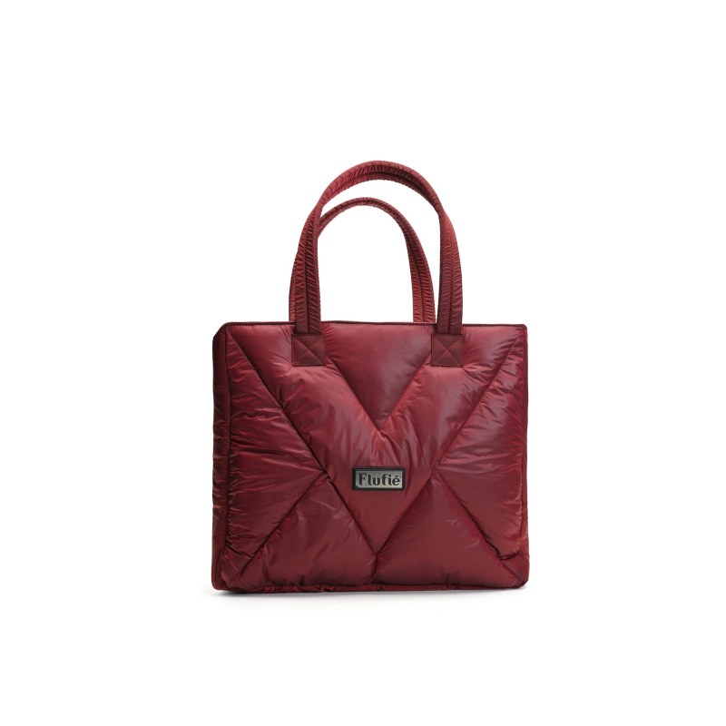 Shopper Bag Antique Red Metallic