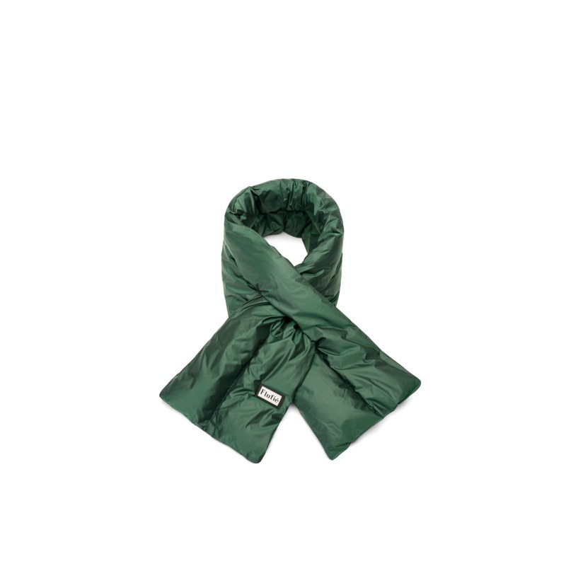 Green Metallic Pillow Scarf