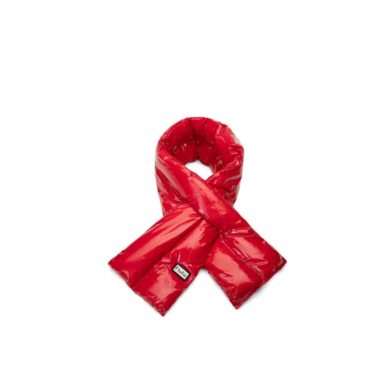 Red Shiny Pillow Scarf
