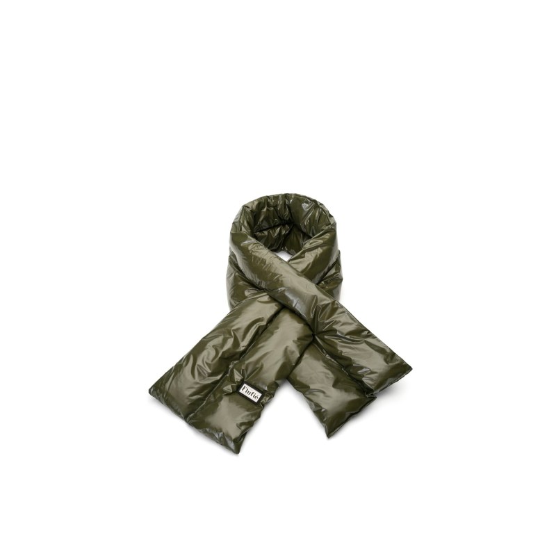 Khaki Shiny Pillow Scarf