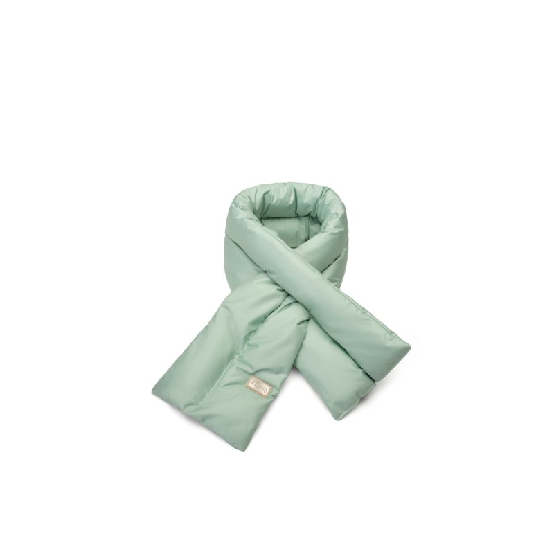 Mint Shiny Pillow Scarf