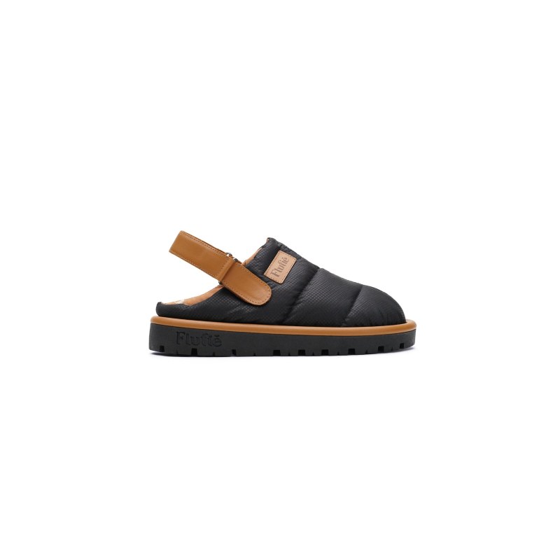 Flufie Clog Classic Series – Jet Black