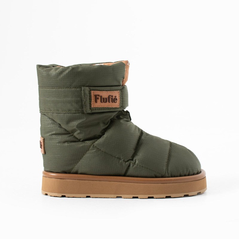 Kids Boot Classic Khaki Down Filled Winter Boot