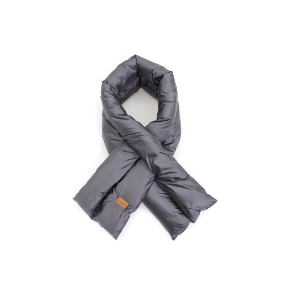 Blue Metallic Pillow Scarf